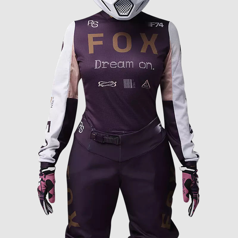 Polera Moto Mujer 180 Race Spec Morado Fox