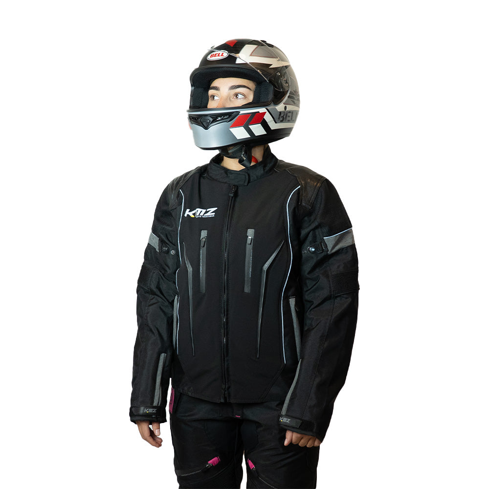 Chaqueta Moto Calle Streetflow Apex Gris Kmz