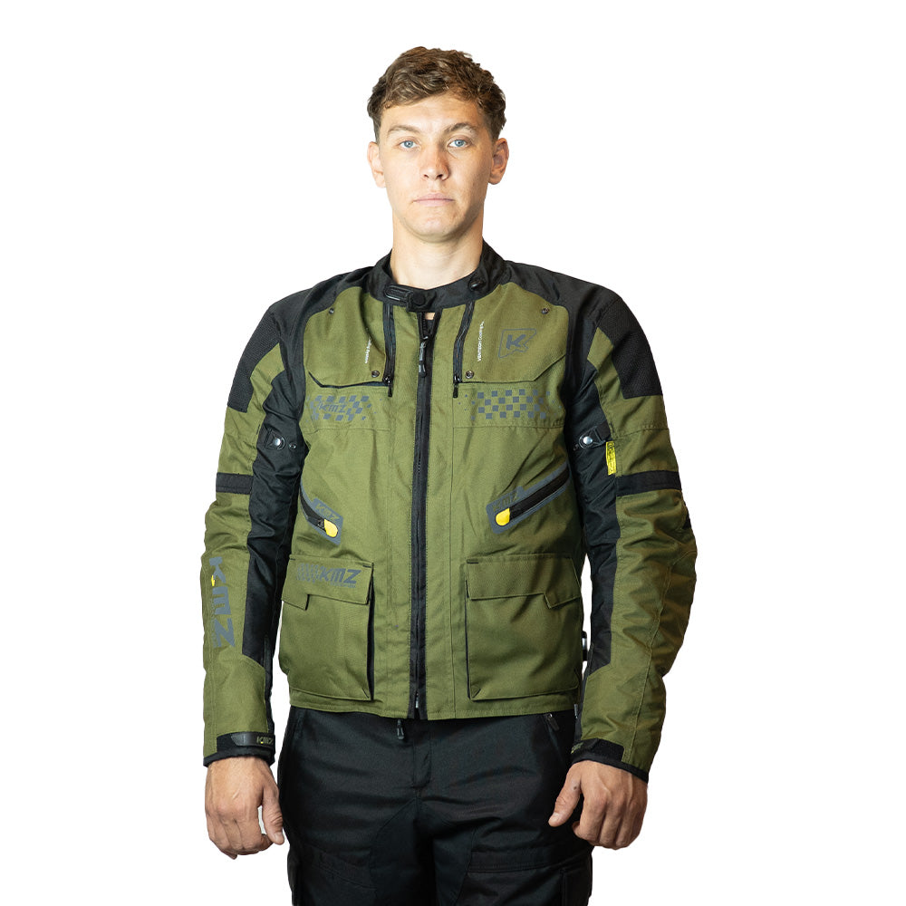 Chaqueta Moto Calle Driftline Apex Verde Kmz