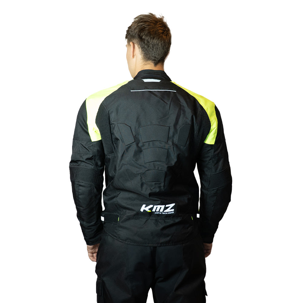 Chaqueta Moto Calle Warm Apex Negro Kmz