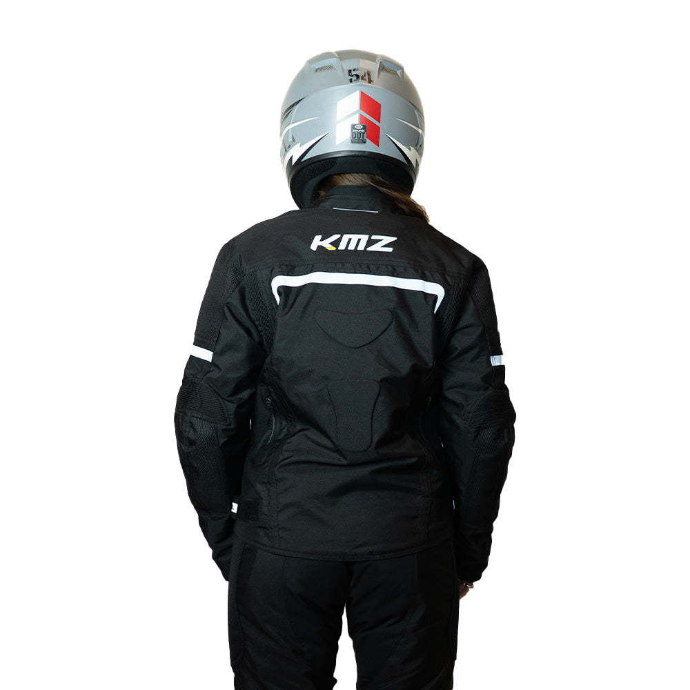 Chaqueta Moto Calle Metro Apex Negro Kmz