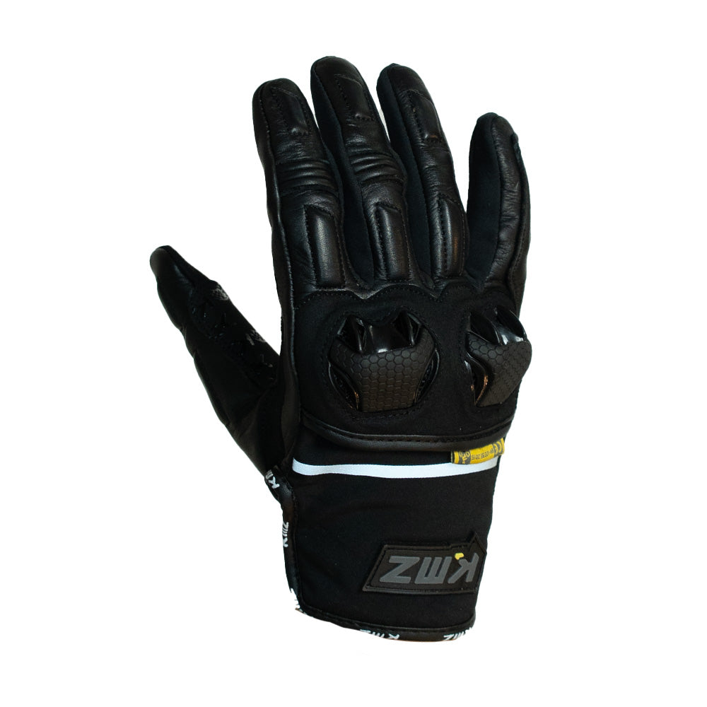 Guantes Moto Calle Transit Apex Negro Kmz