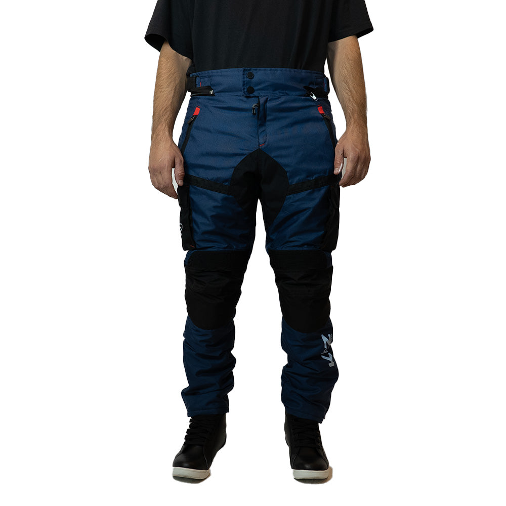 Pantalon Moto Calle Prime Nomad Azul Kmz