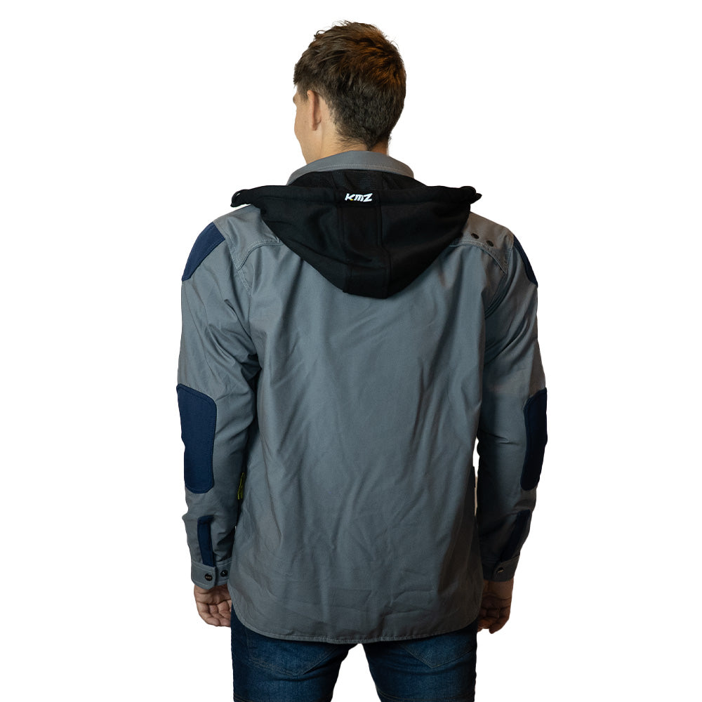 Chaqueta Moto Calle Streetflow Horizon Gris Kmz