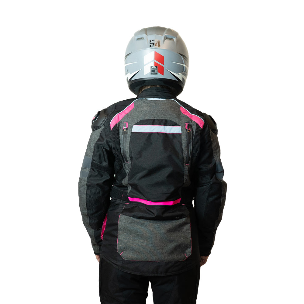 Chaqueta Moto Calle Overdrive Nomad Negro Kmz