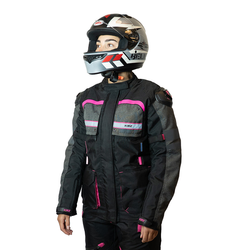 Chaqueta Moto Calle Overdrive Nomad Negro Kmz