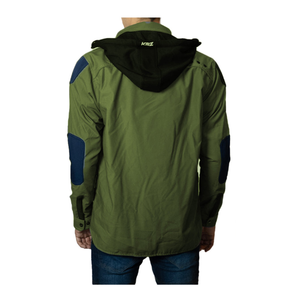 Chaqueta Moto Calle Streetflow Horizon Verde Kmz