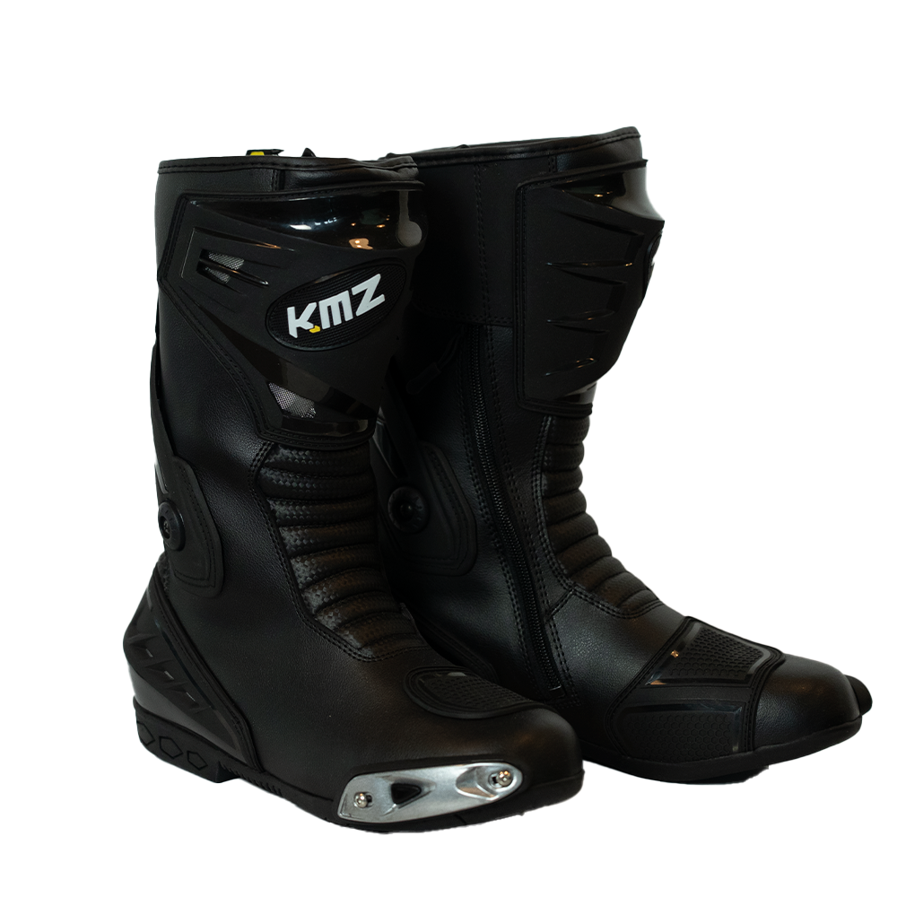 Botas Moto Calle Delta II Apex Negro Kmz