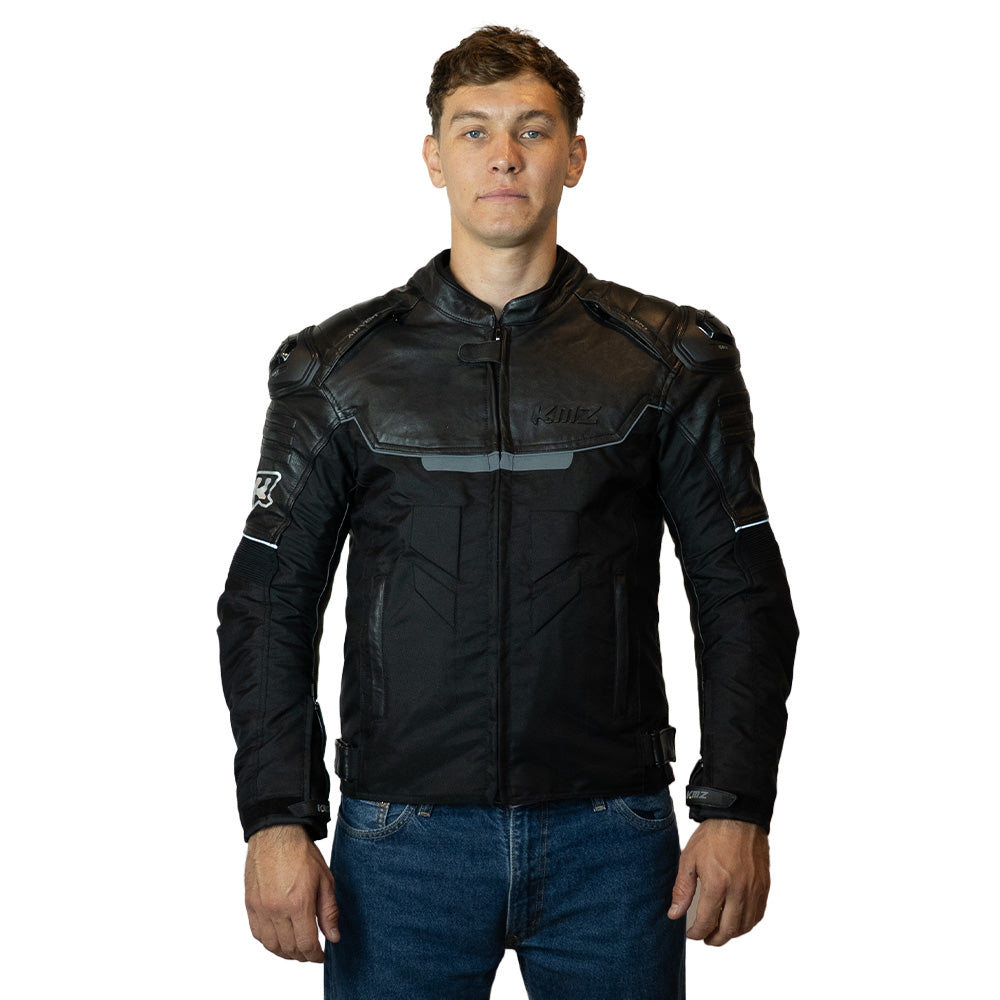 Chaqueta Moto Calle Velocity Horizon Negro Kmz