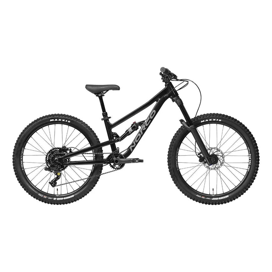 Bicicleta Niño Norco Fluid FS 4.2 Negro Gris Aro 24