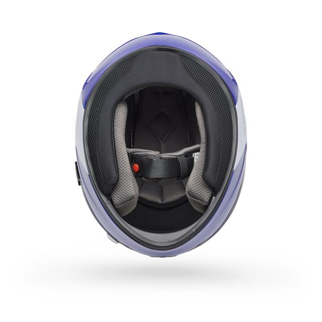 Casco Moto Bell Qualifier Clip Azul