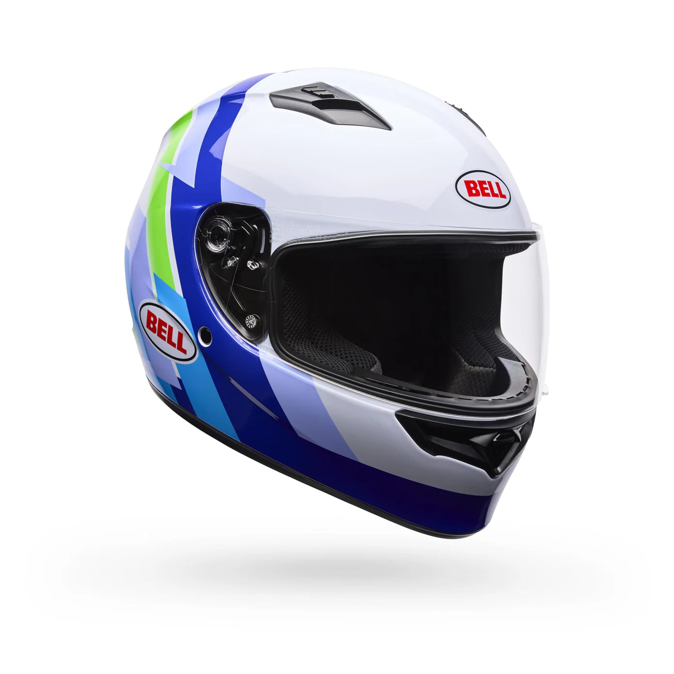 Casco Moto Qualifier Vibe Azul/Blanco