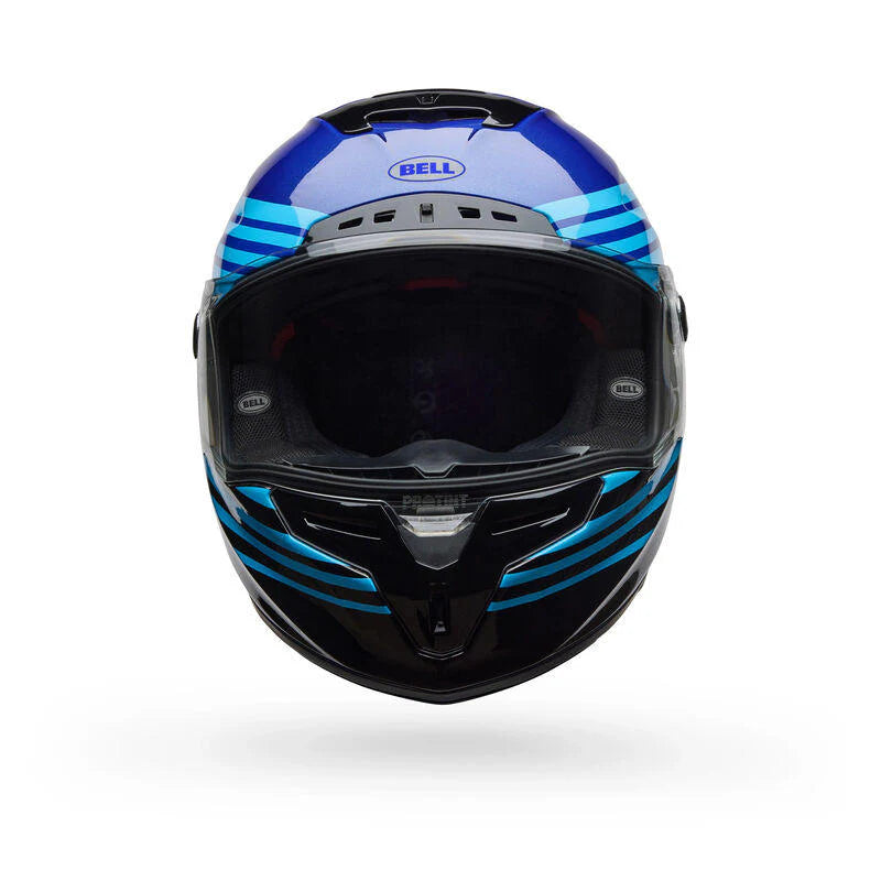 Casco Moto Bell Race Star DLX Flex Azul/Negro