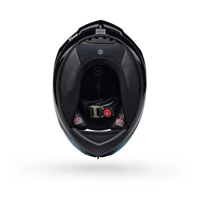 Casco Moto Bell Race Star DLX Flex Azul/Negro