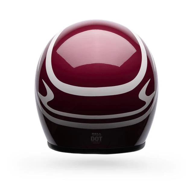 Casco Moto Bell Custom 500 Slap Rojo/Blanco