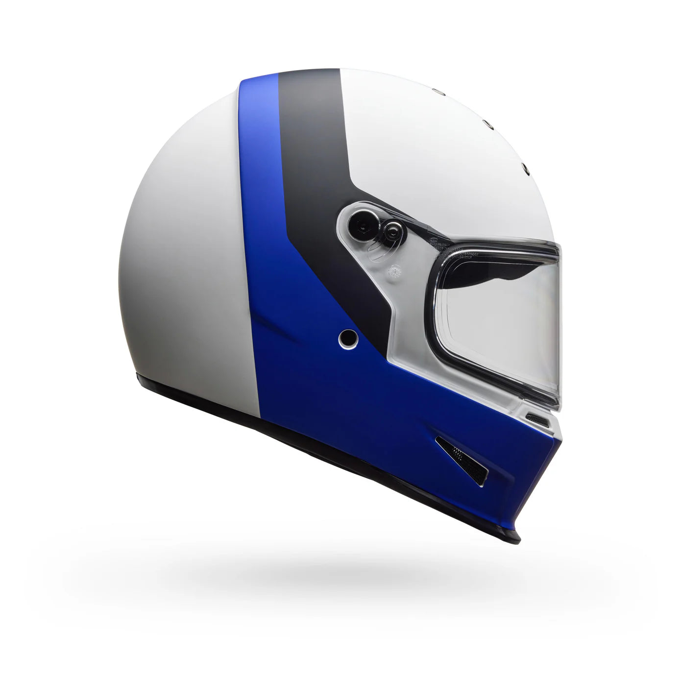 Casco Moto Bell Eliminator Menace Azul/Blanco