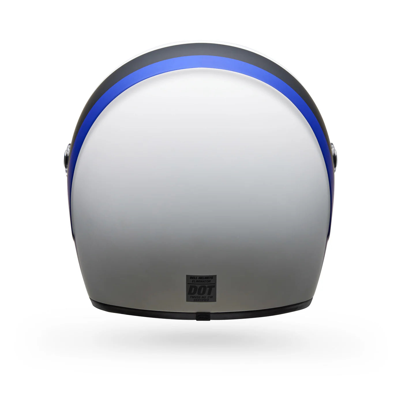 Casco Moto Bell Eliminator Menace Azul/Blanco