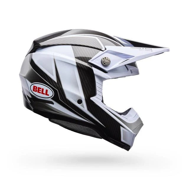 Casco Moto Bell Spherical Moto-10 Blanco/Negro