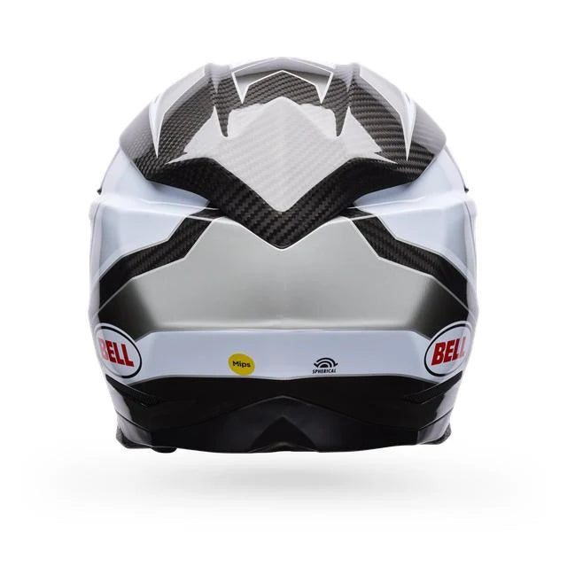 Casco Moto Bell Spherical Moto-10 Blanco/Negro
