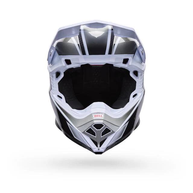Casco Moto Bell Spherical Moto-10 Blanco/Negro