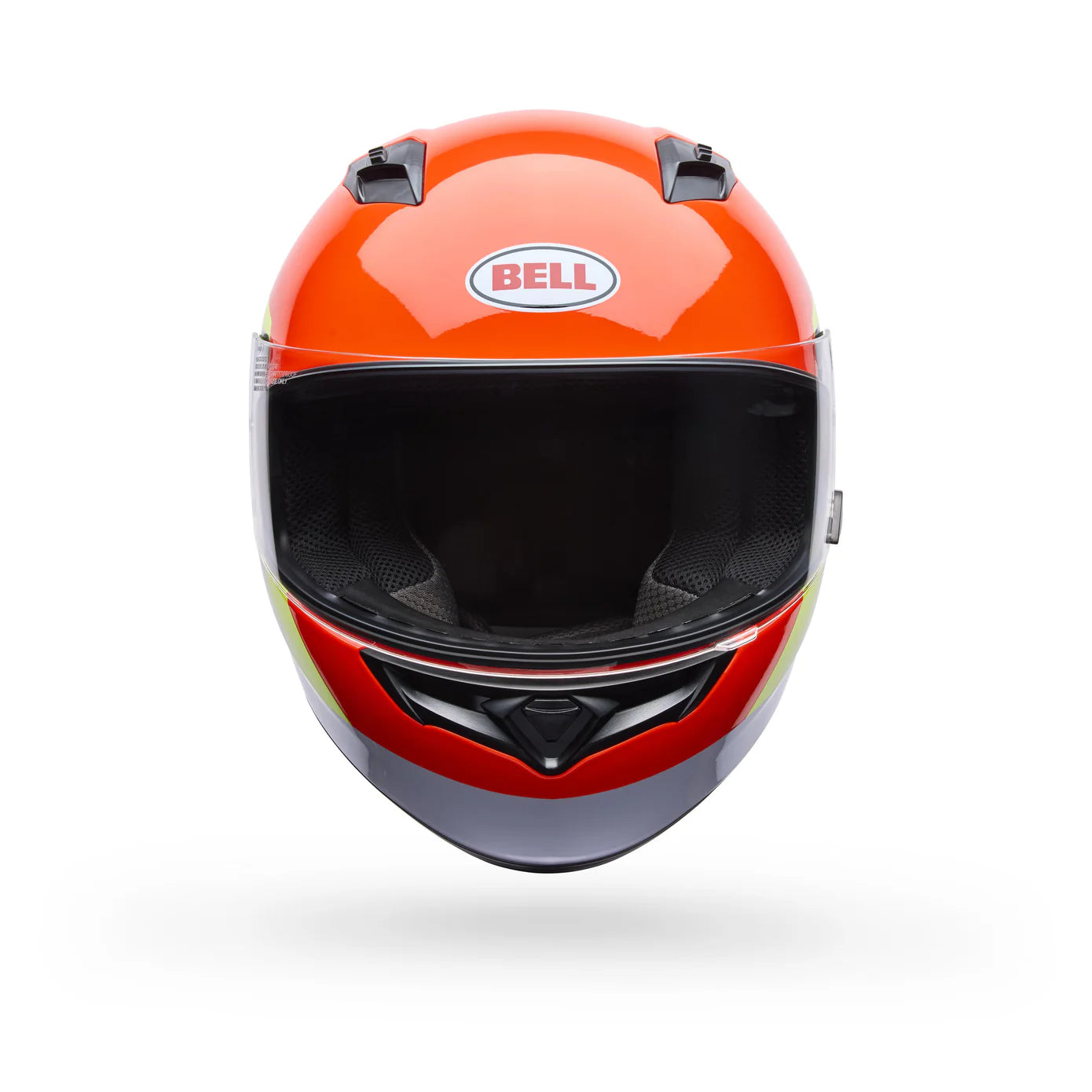 Casco Moto Bell Qualifier Vibe Naranjo