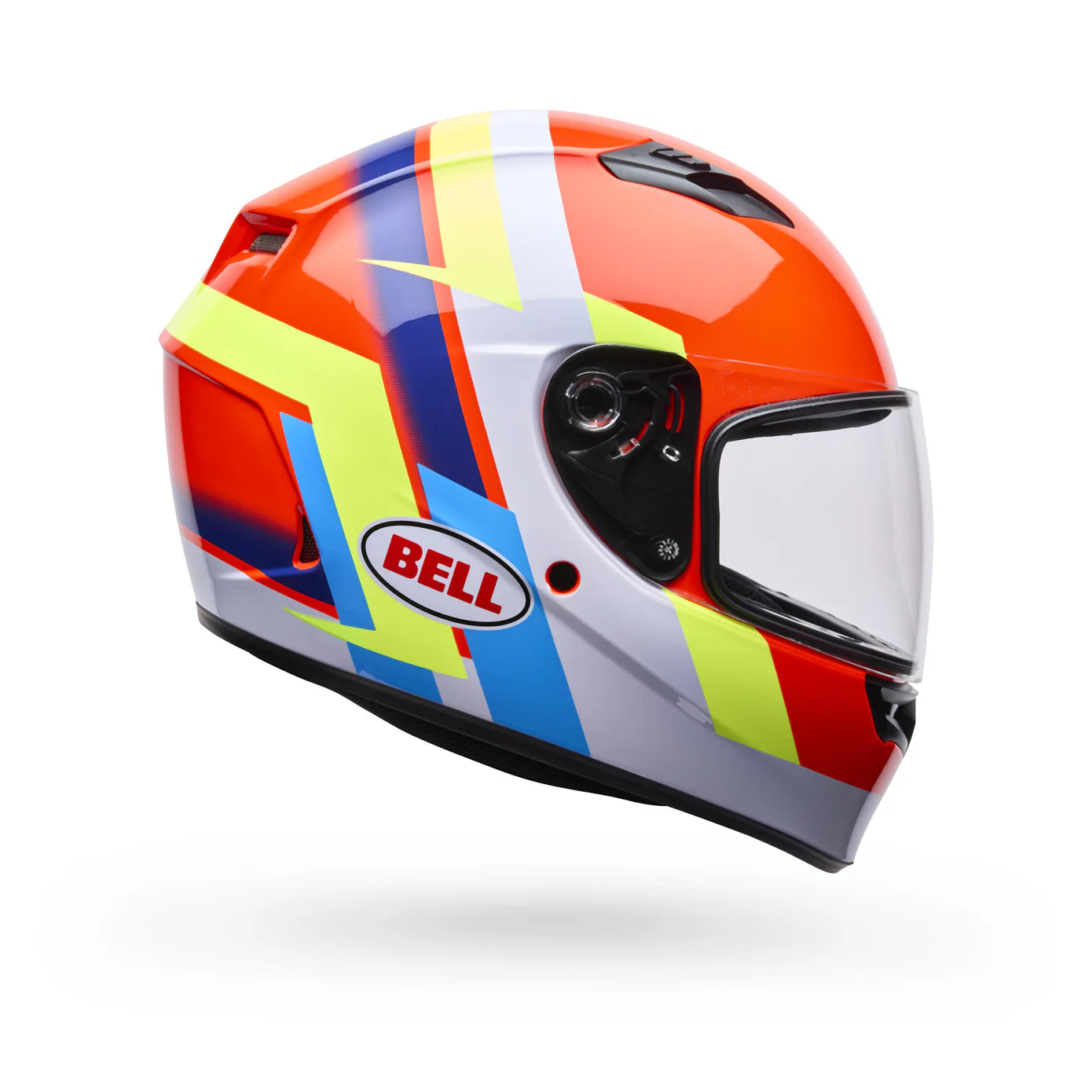 Casco Moto Bell Qualifier Vibe Naranjo