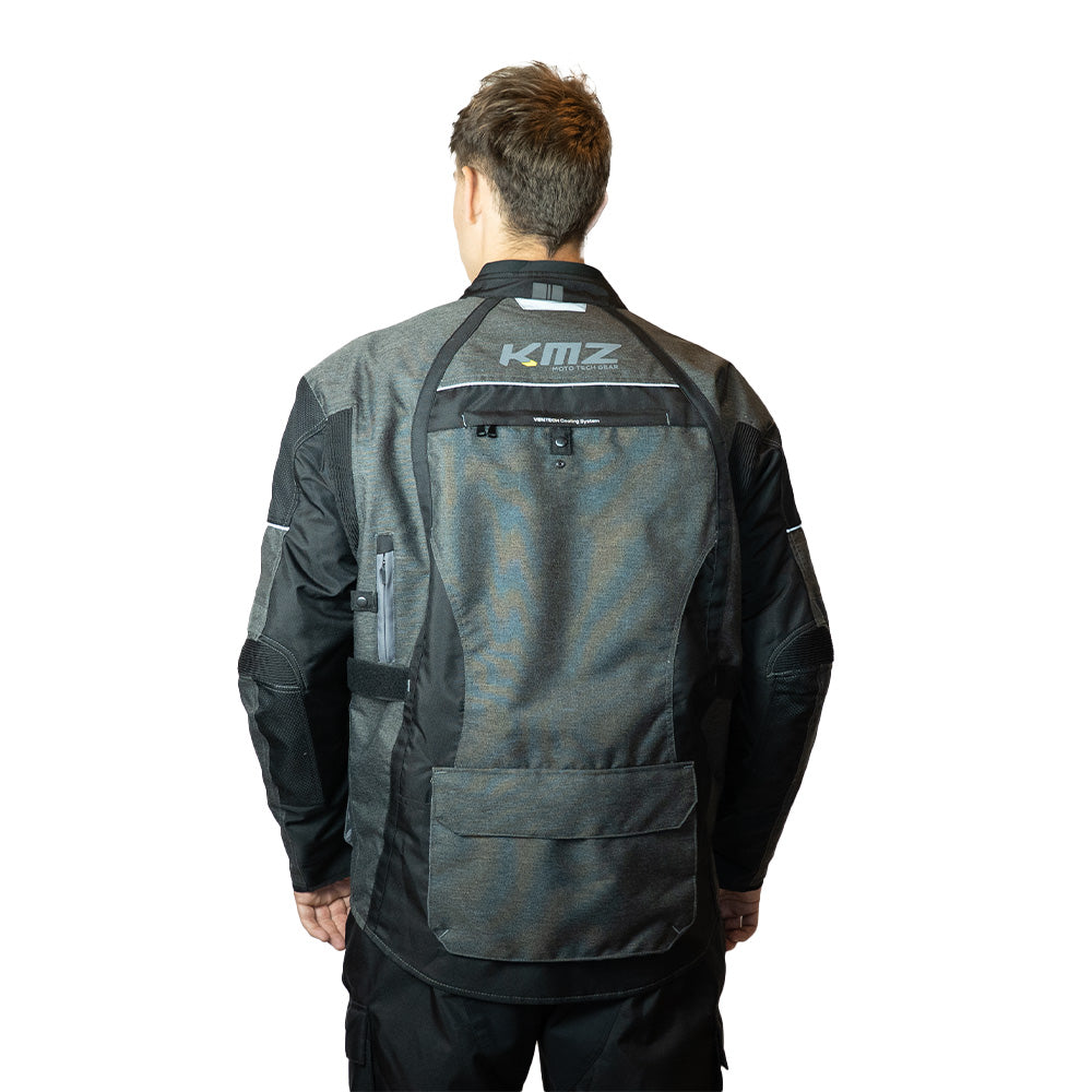 Chaqueta Moto Calle Signature Nomad Gris Kmz