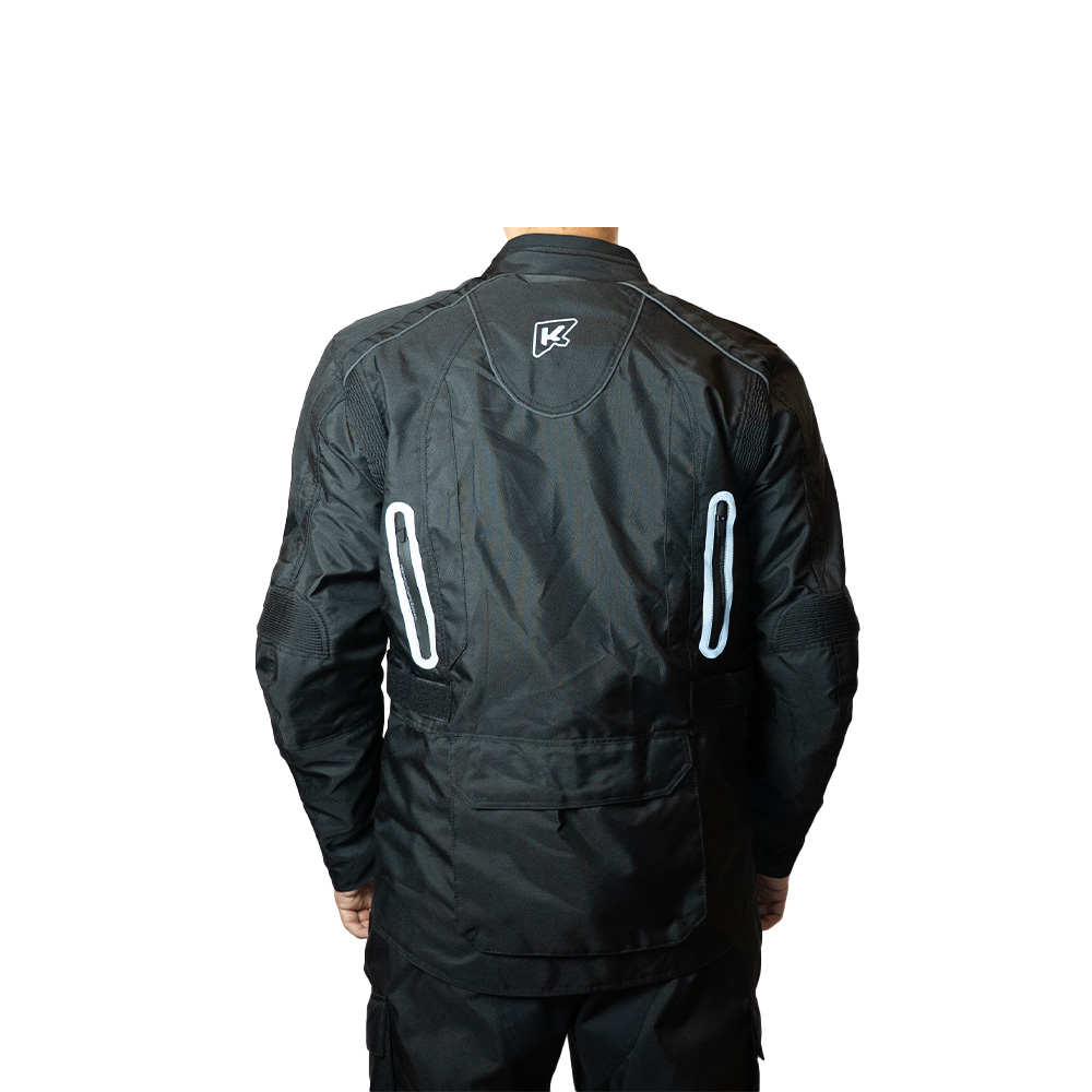 Chaqueta Moto Calle Savage Nomad Negro Kmz