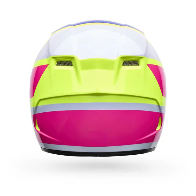 Casco Moto Bell Qualifier Chasm Amarillo/Rosado