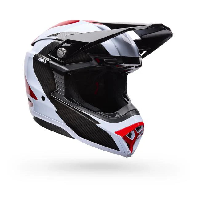 Casco Moto Bell Spherical Moto-10 Rojo/Negro