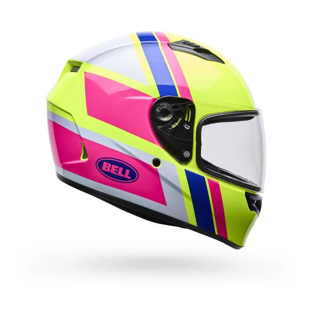 Casco Moto Bell Qualifier Chasm Amarillo/Rosado