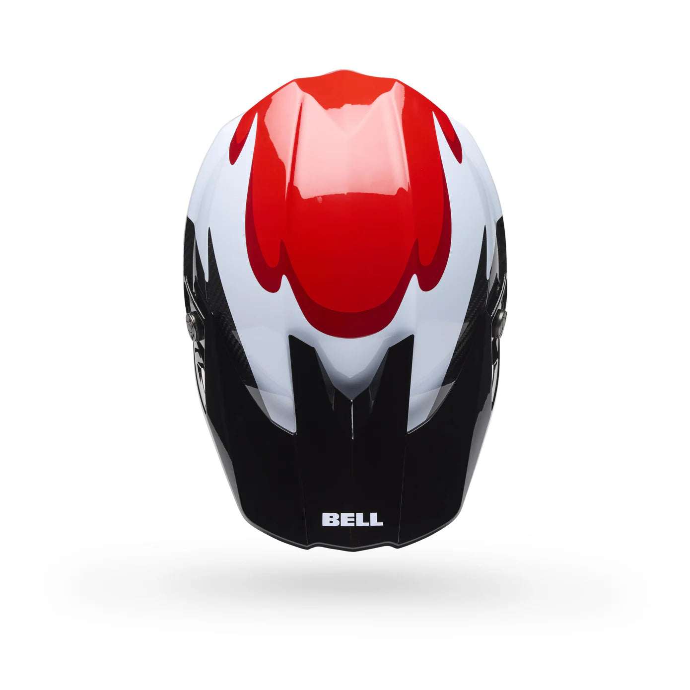 Casco Moto Bell Spherical Moto-10 Rojo/Negro
