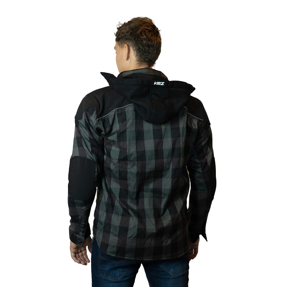 Chaqueta Moto Calle Outrider Horizon Gris Kmz