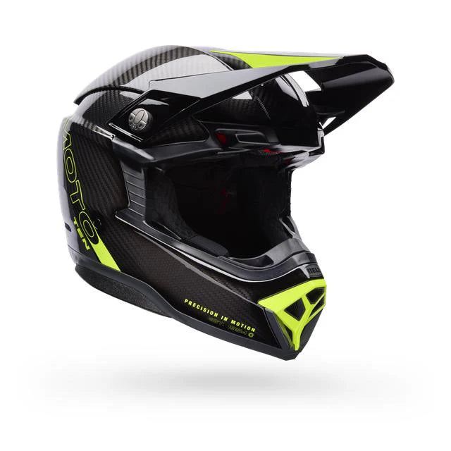 Casco Moto Bell Spherical Moto-10 Gris/Amarillo