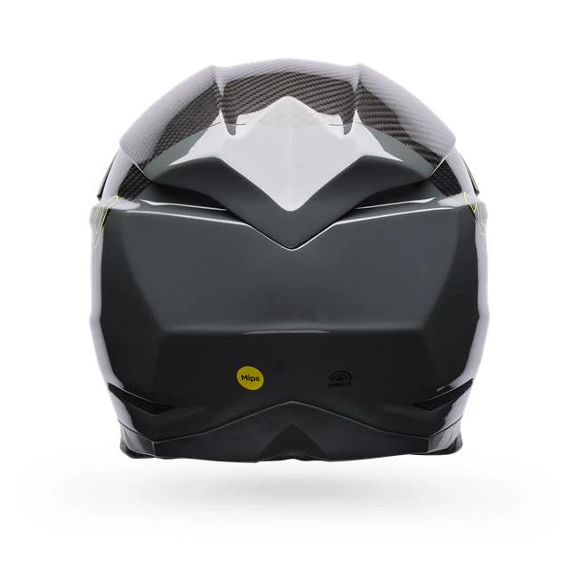 Casco Moto Bell Spherical Moto-10 Gris/Amarillo