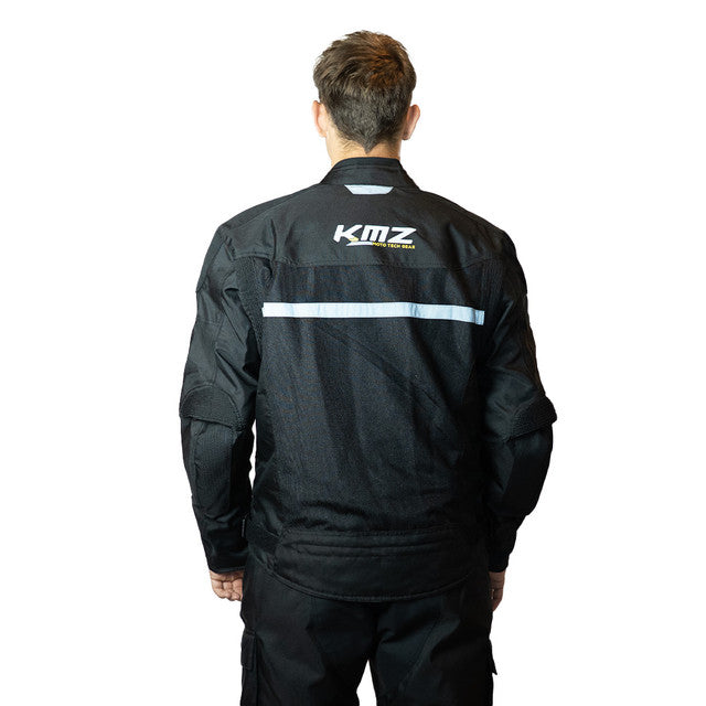 Chaqueta Moto Calle Nightshift Apex Negro Kmz