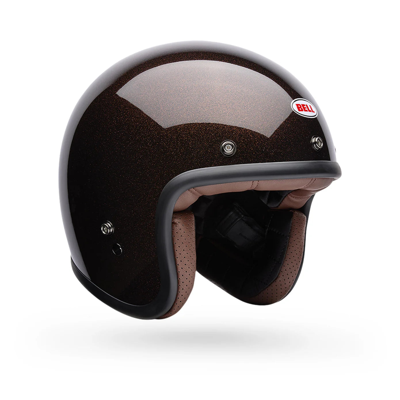 Casco Moto Bell Custom 500 Flake Café