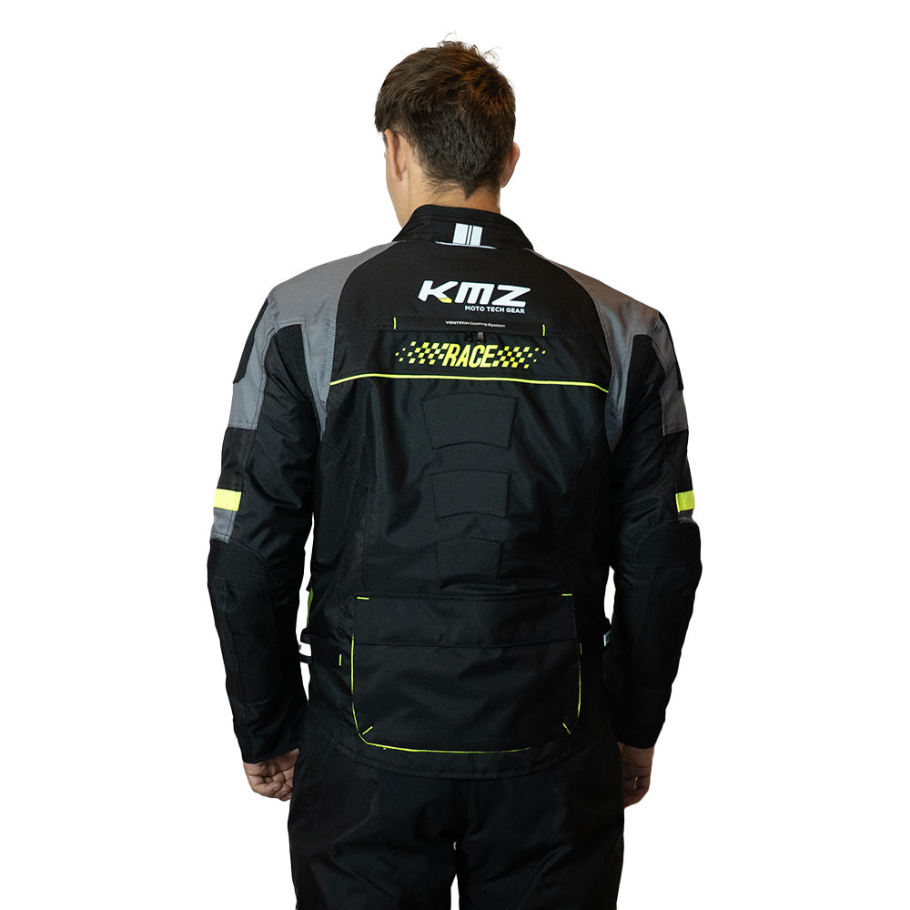 Chaqueta Moto Calle Ignite Apex Negro Kmz