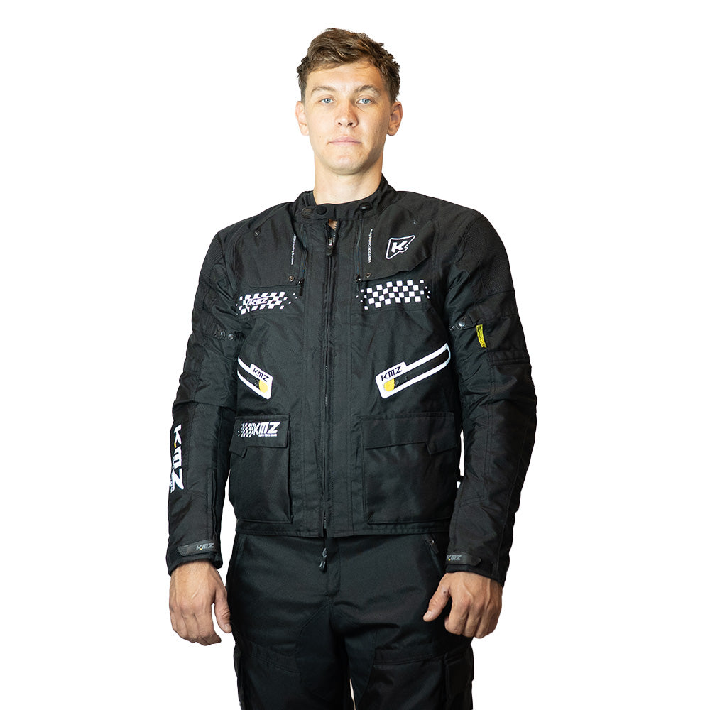 Chaqueta Moto Calle Driftline Apex Negro Kmz