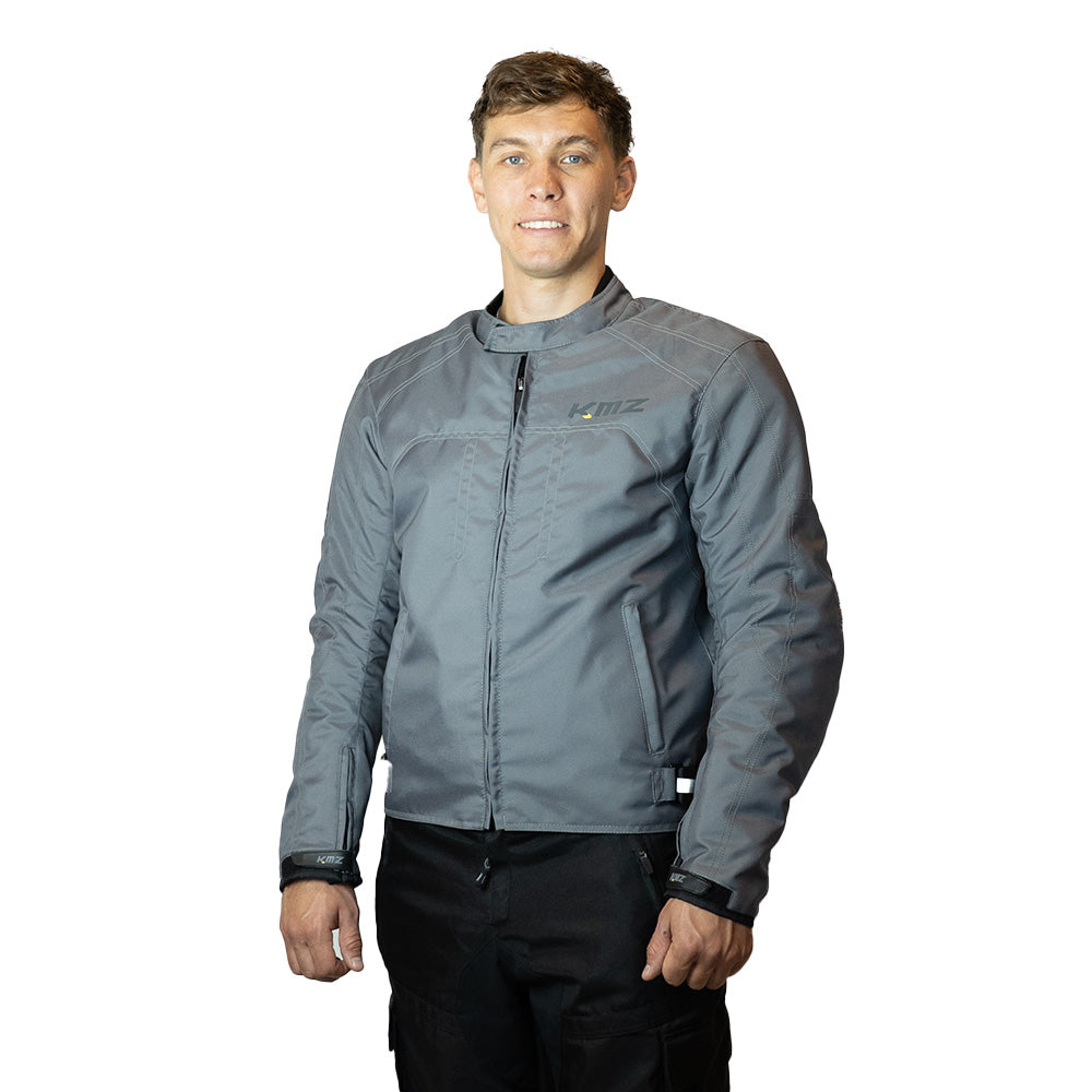 Chaqueta Moto Calle Nightshift Apex Gris Kmz