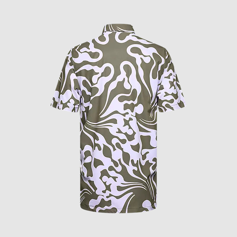 Camiseta Lifestyle Ranger Woven Verde/Blanco Fox