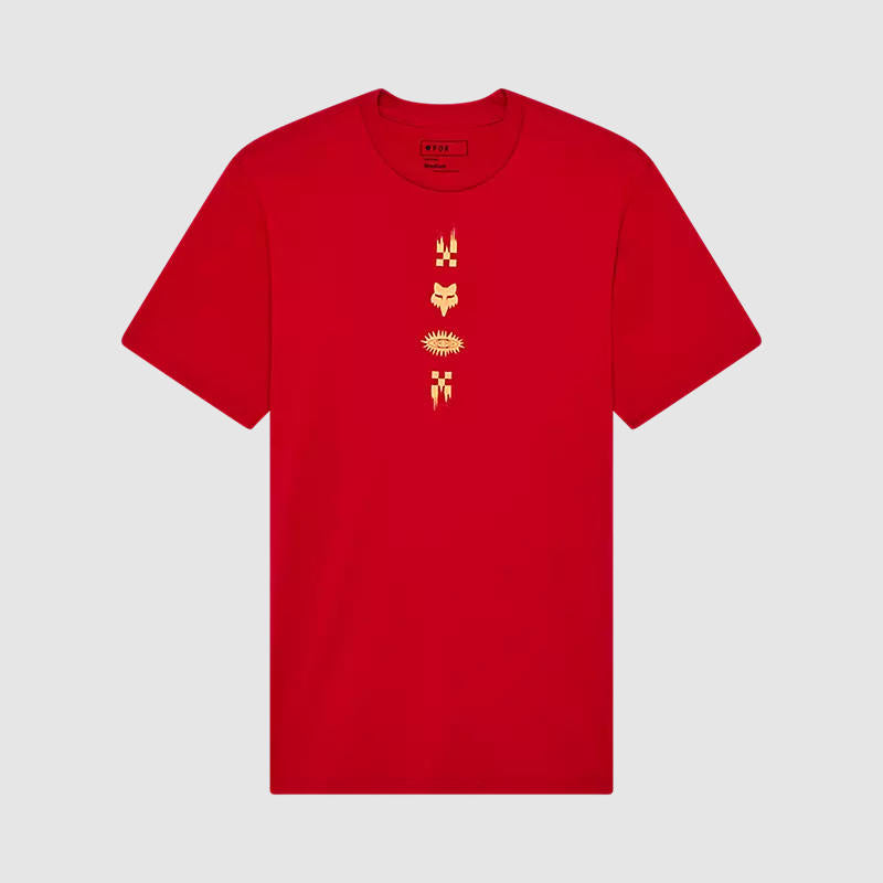 Polera Lifestyle Checkered Premium Rojo Fox