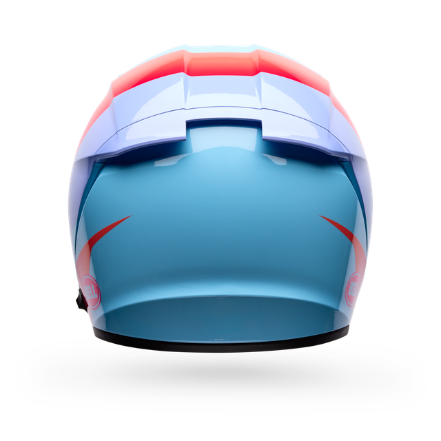 Casco Moto Calle Lithium Passion Azul Claro Certificado QR Bell