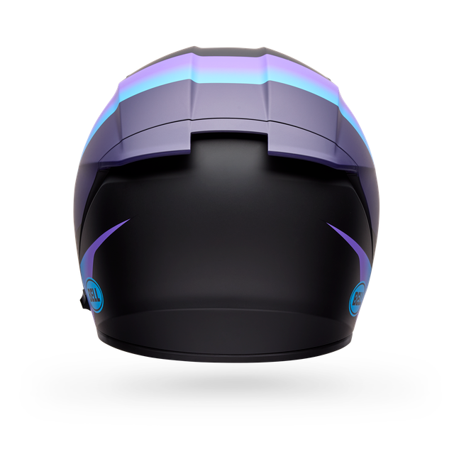 Casco Moto Calle Lithium Passion Negro/Azul Certificado QR Bell