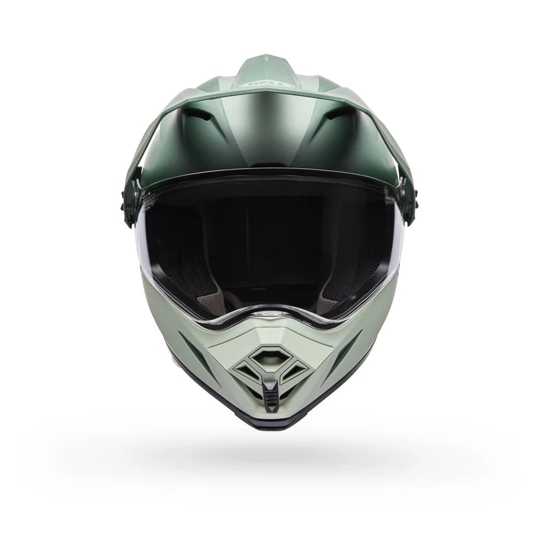 Casco Moto Bell MX-9 ADV Verde Certificado QR Bell