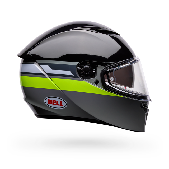 Casco Moto Calle Lithium Motion Gris Certificado QR Bell