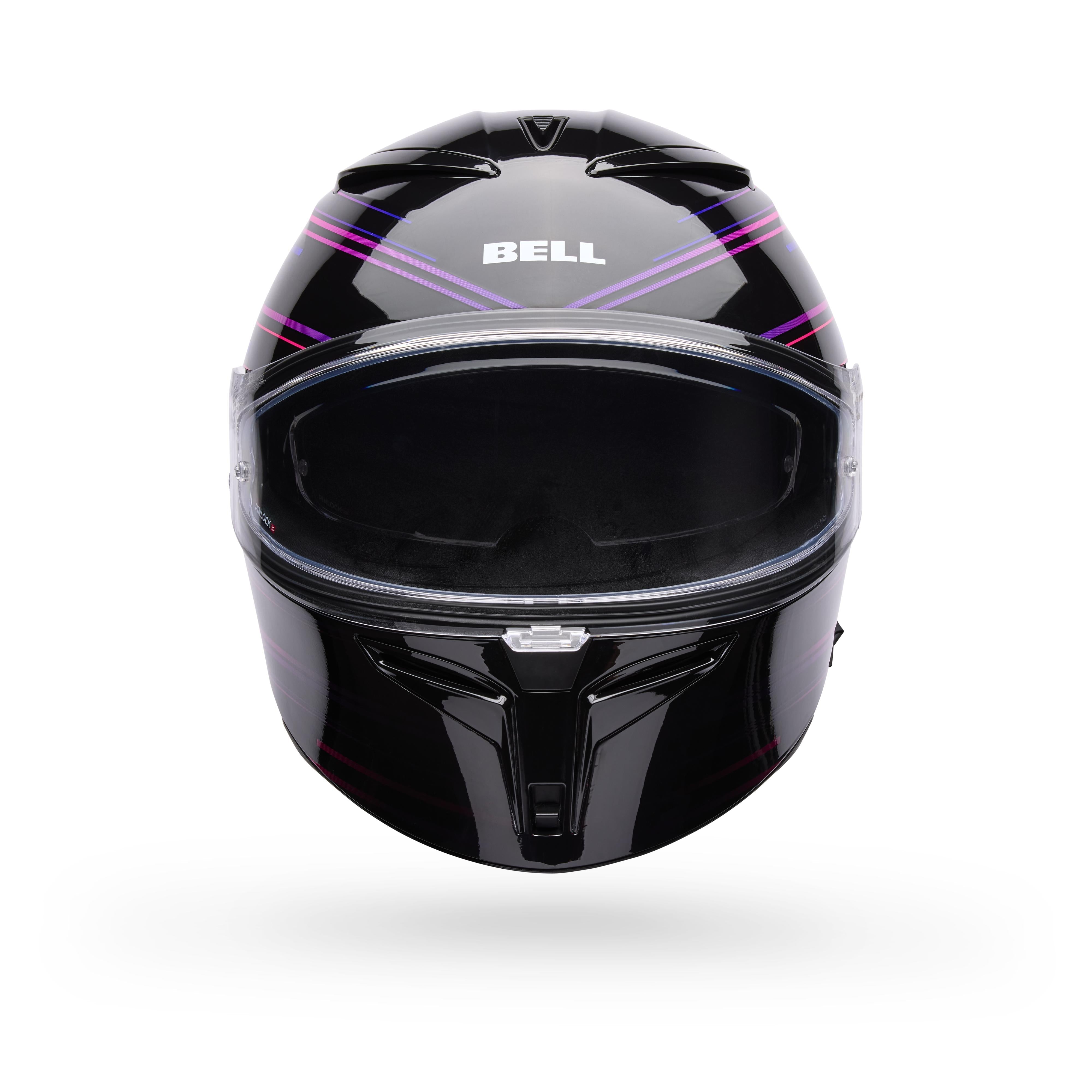 Casco Moto Calle Lithium Velo Negro/Blanco Certificado QR Bell
