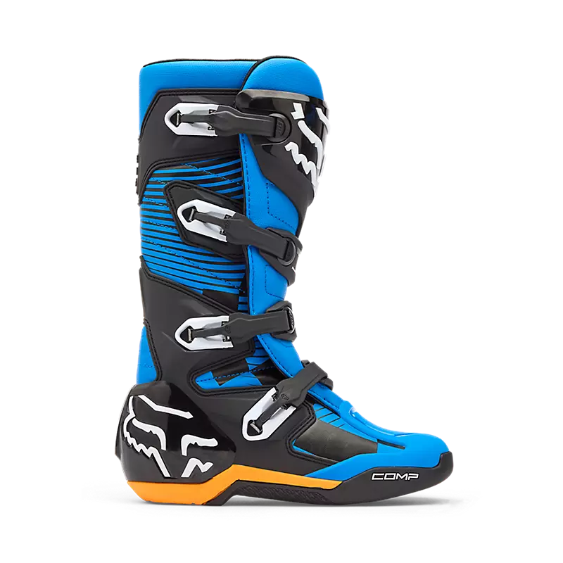 Botas Moto Comp Azul Fox