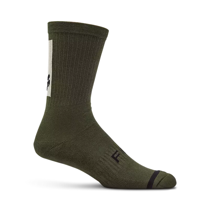 Calcetines Bicicleta Defend 20 cm Verde Fox
