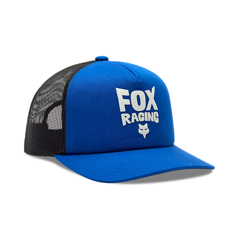 Gorro Jockey Lifestyle Niño Trucker Bolt Azul Fox